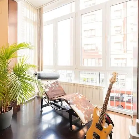Apartamento Frente Al Parque, En El Centro Bilbao Exterior foto